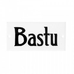 bastu skylt
