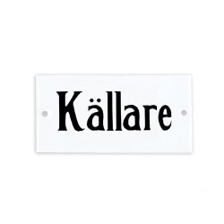 dörrskylt källare
