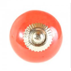 Byråknopp porslin röd