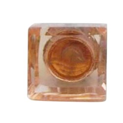 Rosa knopp skåp glas