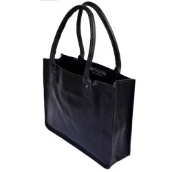 skinnväska shopping svart