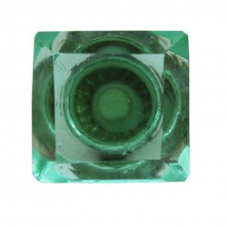 Byråknopp turkos glas