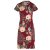 Blommig klänning chinese dress