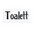 skylt toalett