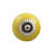 Porslinsknopp - gul rund