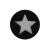 Byråknopp svart med vit stjärna