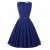 Retro 50-tals klänning, blå