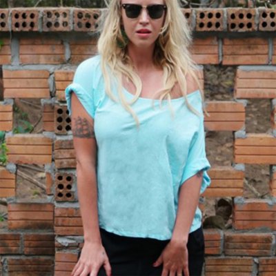 Bomulls t-shirt, mint