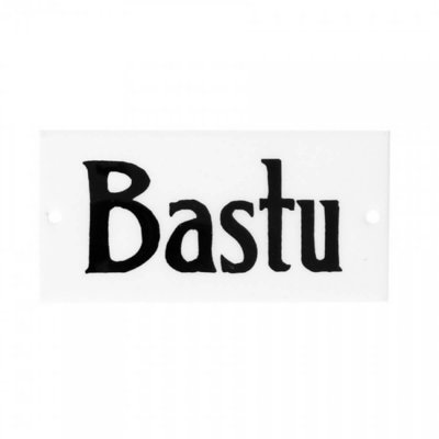 bastu skylt
