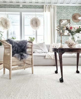 grått fårskinn miljöbild