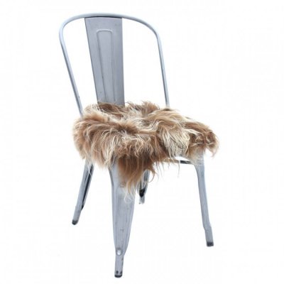 Sittdyna brunt fårskinn