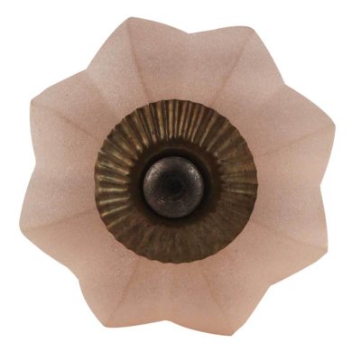 glasknopp rosa