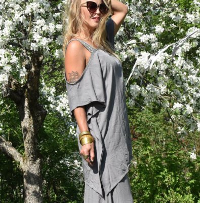 Kaftan Grå