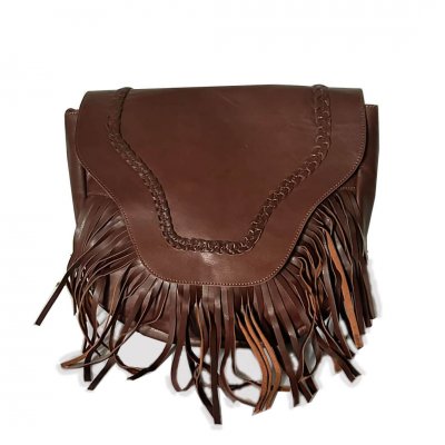 skinnväska boho fransar