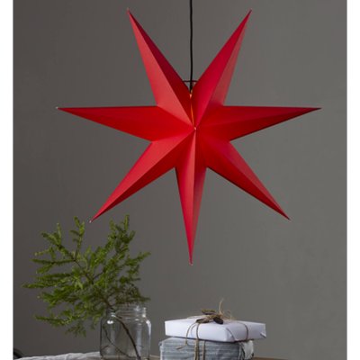 Stor röd julstjärna