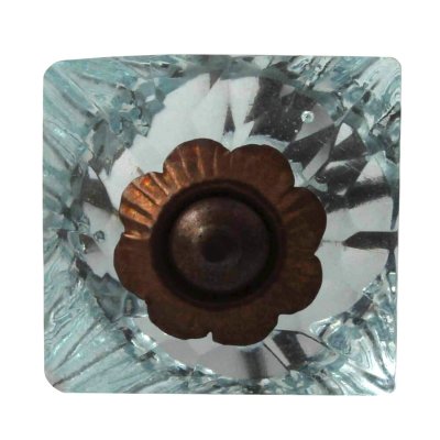 Knopp för byrån, ljusblå