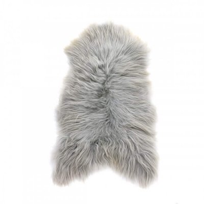 Fårskinn ljusgrått