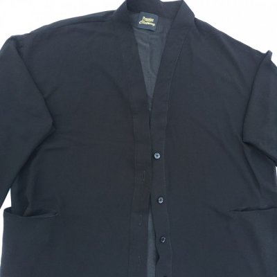 Chiffong topp, svart