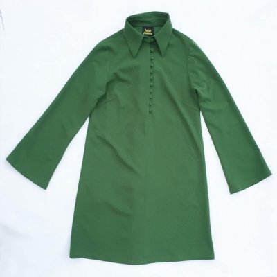 Klänning grön, retro 60-tal