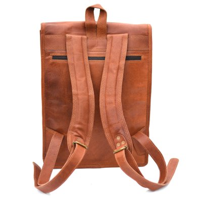 Skinnryggsäck retro vintagestil baksida