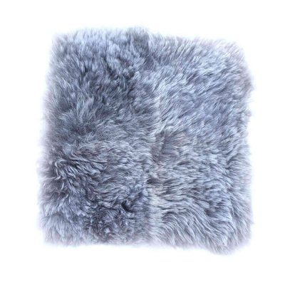 Sittunderlag fårskinn grått