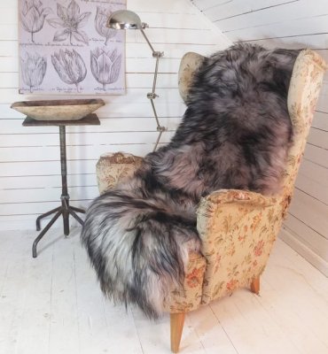 fårskinnsfäll grå