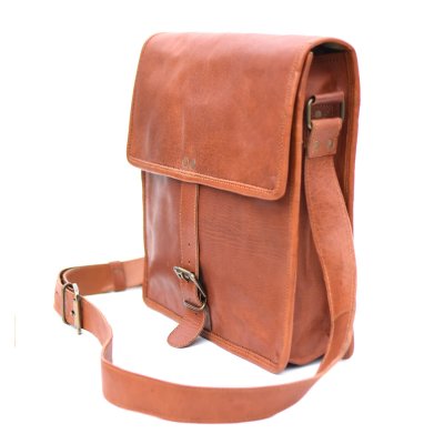 Retroskinnväska äkta skinn