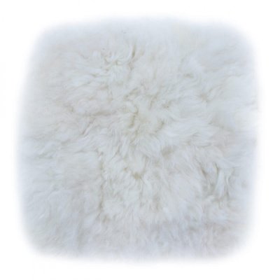 Sittunderlag fårskinn vitt