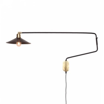 Vägglampa lång arm